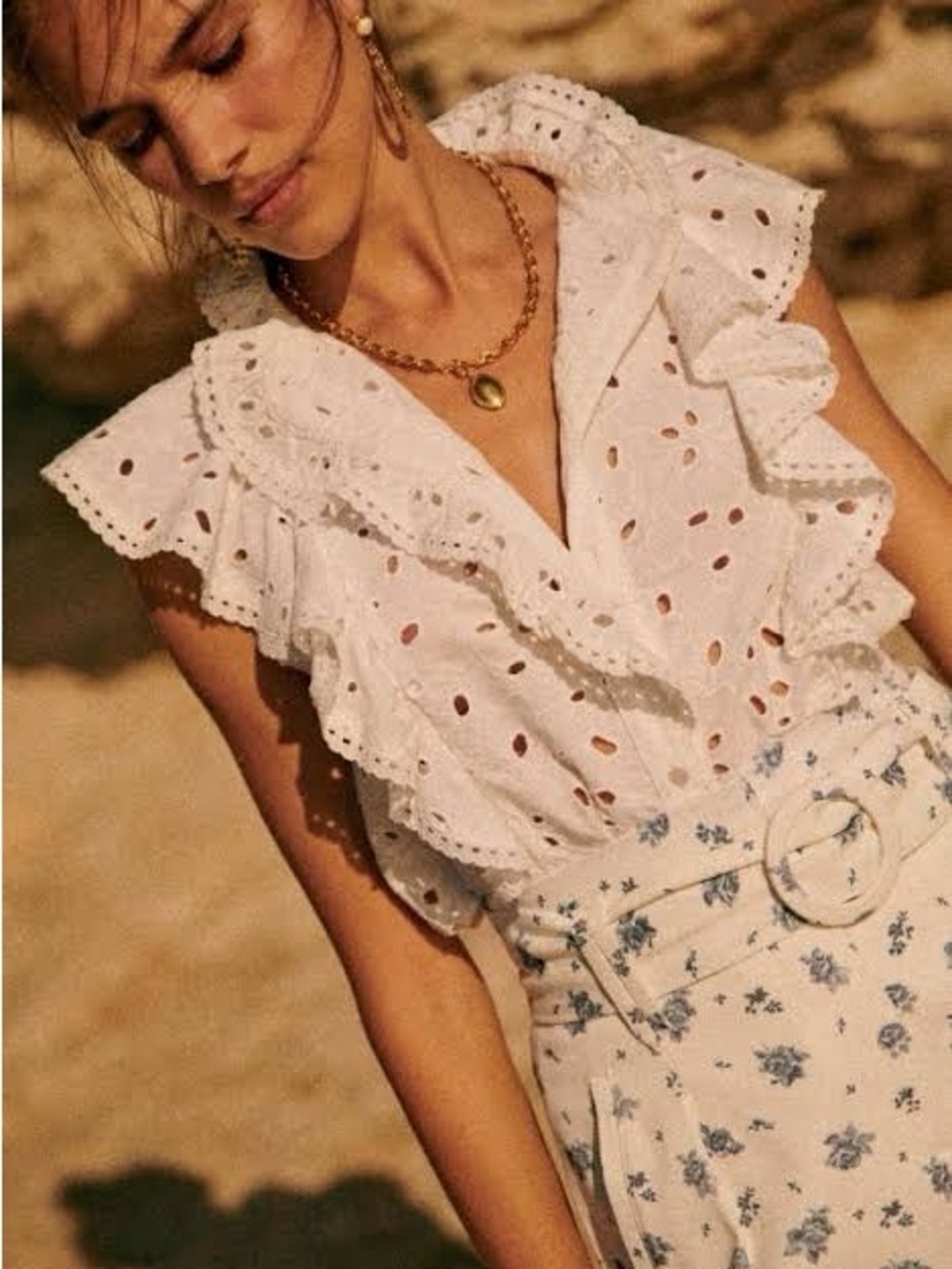 Sezane Chiara Shirt Écru - Size 34
(US 2)